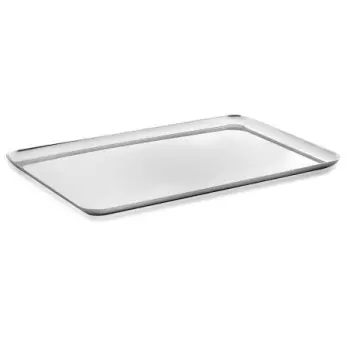 Mepra Stile By Pininfarina Rectangular Tray - 11.81" W x 18.11" D - Mirror