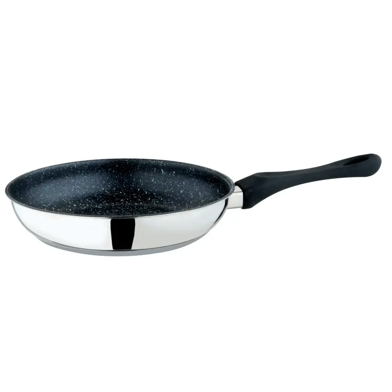 Mepra Fantasia Stone Frying Pan 9" - 1 Piece - Black