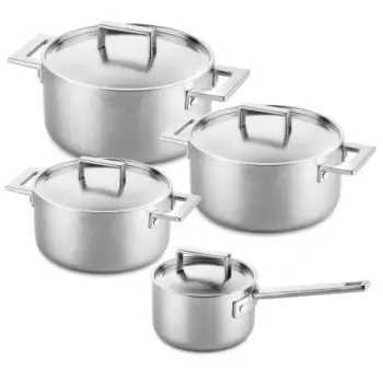 Mepra Attiva Pewter Kitchen Set - 8 Pcs.