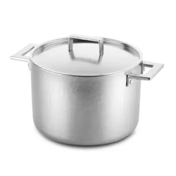 Mepra Attiva Pewter Deep Pot - 9" Dia