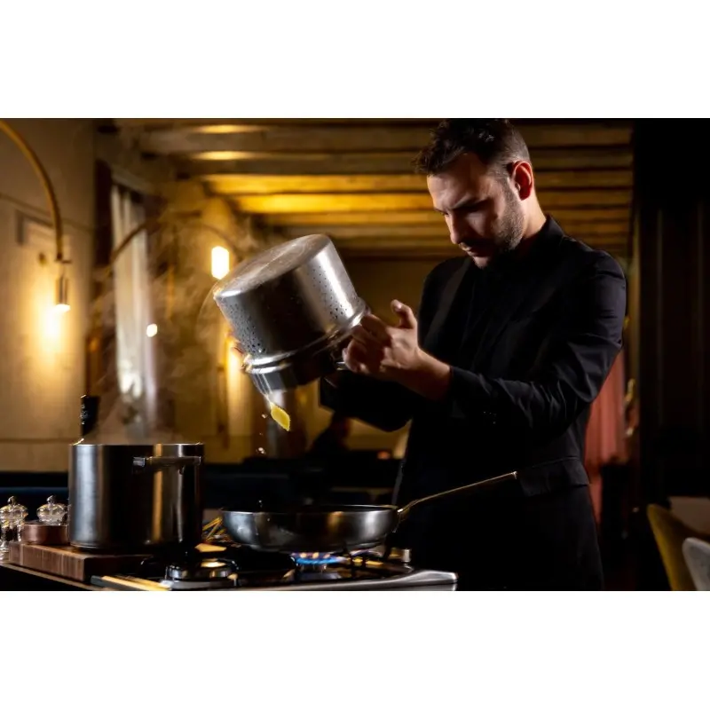 Mepra Attiva Pewter Frying Pan - 10.5" Dia