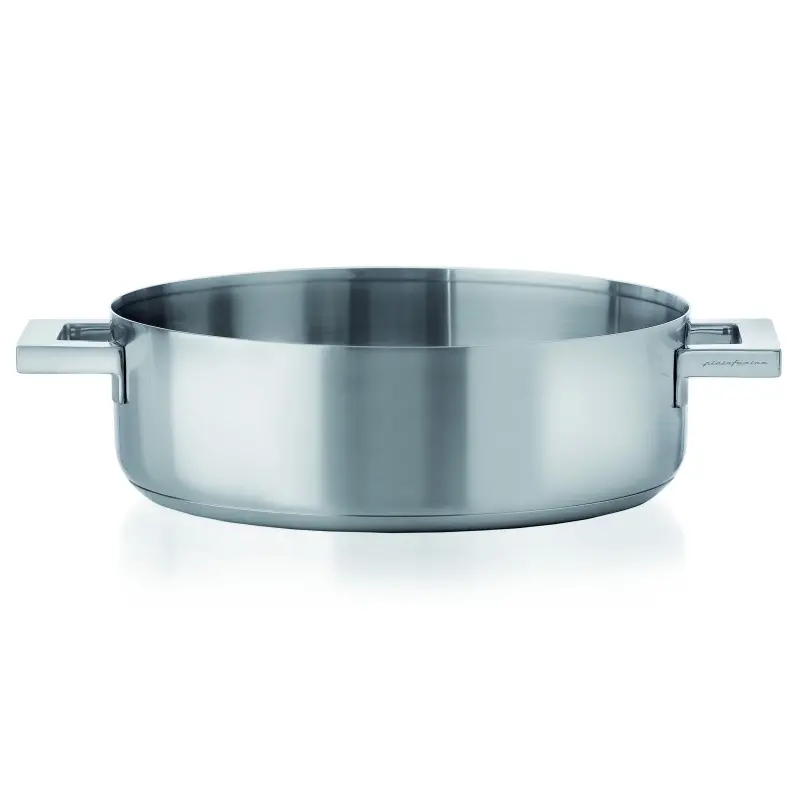 Mepra Stile By Pininfarina Frying Pan - Dual Handles - 13" Dia - Mirror