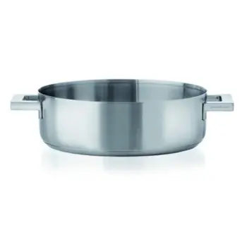 Mepra Stile By Pininfarina Frying Pan - Dual Handles - 11.02" Dia - Mirror