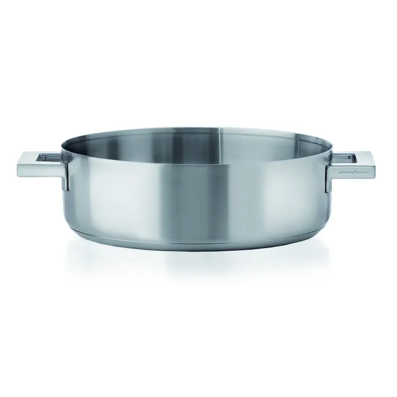 Mepra Stile By Pininfarina Frying Pan - Dual Handles - 11.02" Dia - Mirror