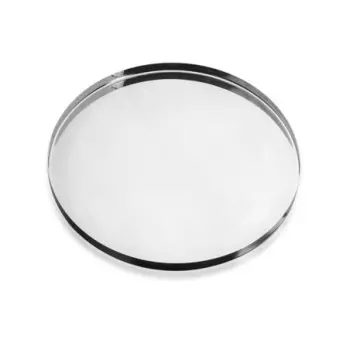 Mepra Stile By Pininfarina Round Tray - 15.75" Dia - Mirror