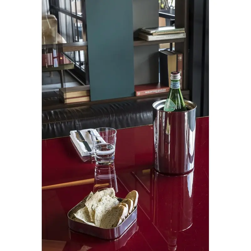 Mepra Stile By Pininfarina Wine Bucket - 5.12" Dia - Mirror