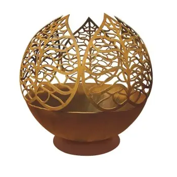 Atlantis Collection Decorative Sphere - Chrome Steel - Dia: 48 cm