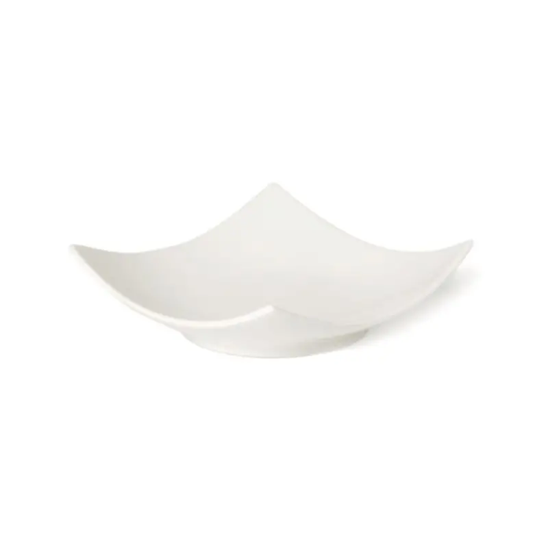 Dyonisio Collection Ivory Square Plate With Raised Corners - Alumina Porcelain - set of 10 - 10 x 10 cm Dyonisio Collection Ivory Square Plate With Raised Corners - Alumina Porcelain - set of 10 - 10 x 10 cm