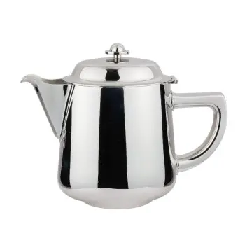 Impero Collection Tea Pot - Stainless Steel 18-10 - set of 3 - 6 cups - cl 90