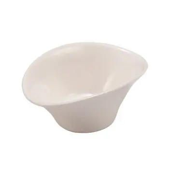 Dyonisio Collection Ivory Bellflower Bowl - Alumina Porcelain - set of 12 - 10 x 7 h 4 cm