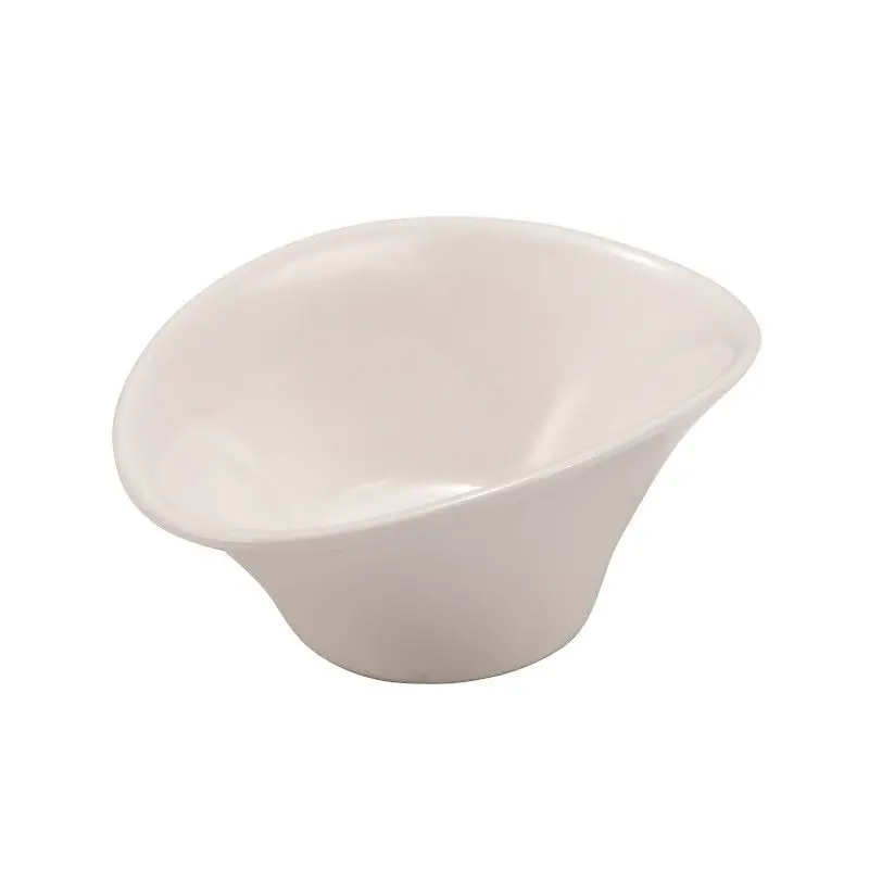 Dyonisio Collection Ivory Bellflower Bowl - Alumina Porcelain - set of 12 - 10 x 7 h 4 cm