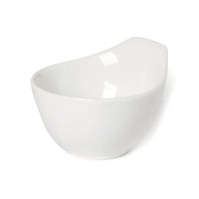 Dyonisio Collection Ivory Bowl With Handle - Alumina Porcelain - set of 10 - 12 x 10.5 h 6 cm Dyonisio Collection Ivory Bowl With Handle - Alumina Porcelain - set of 10 - 12 x 10.5 h 6 cm