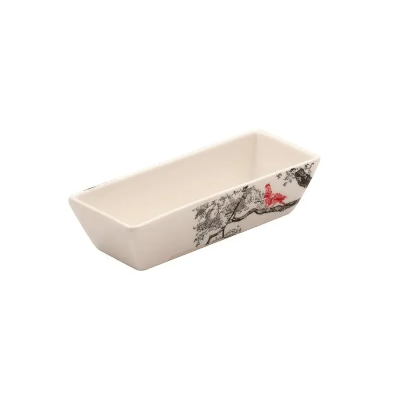 Dyonisio Collection Ivory Rectangular Bowl - Alumina Porcelain - set of 6 - 12.5 x 5 h 3 cm