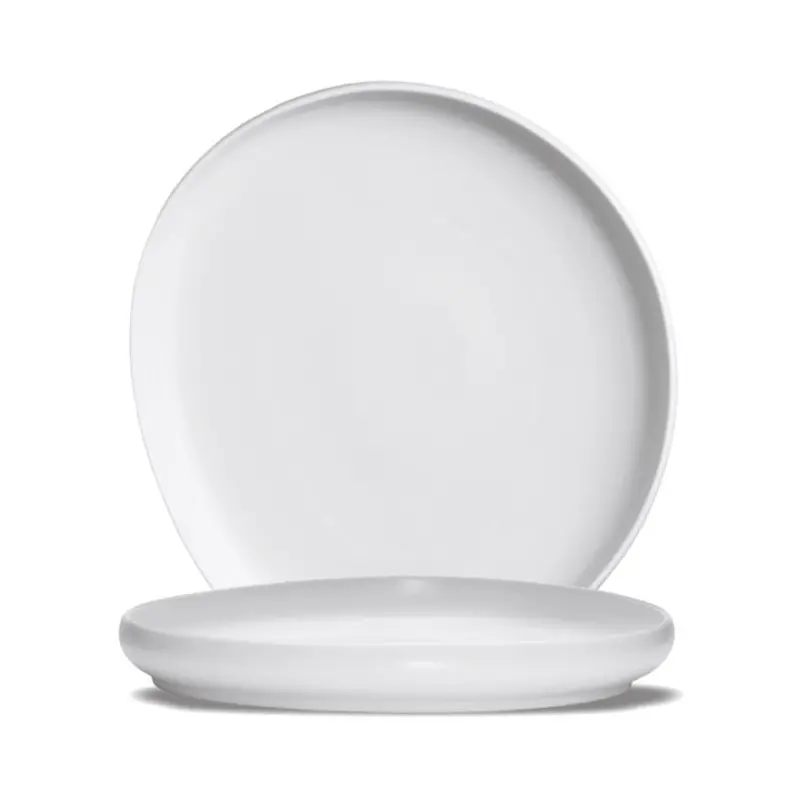 Aglos Collection White Charger Plate - Bone China - set of 4 - Dia: 30.5 cm