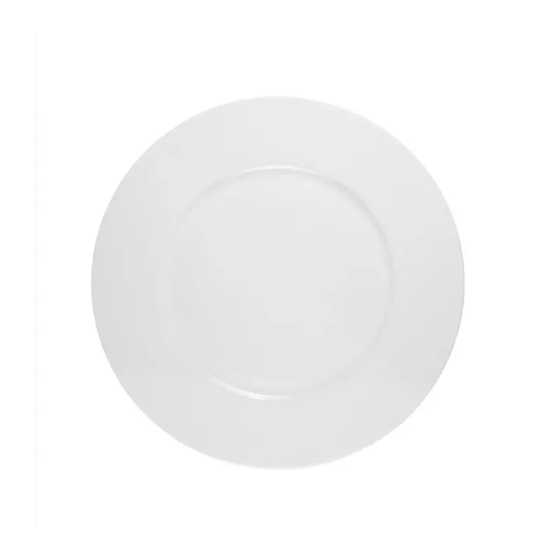 Aglos Collection White Dessert Plate - Bone China - set of 6 - Dia: 22 cm