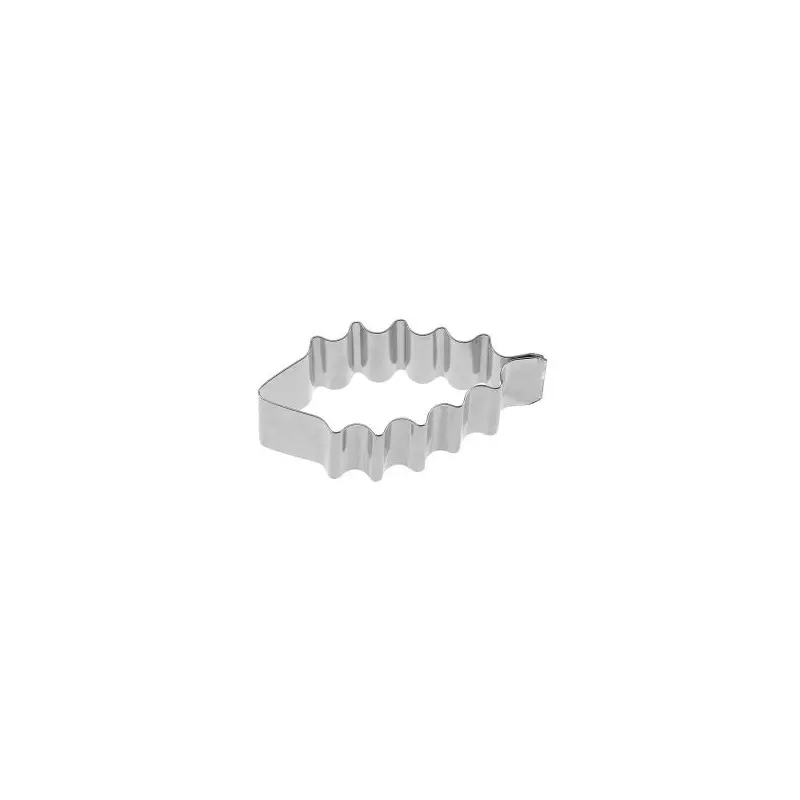 Stainless Steel Holly Leaf Cookie Cutter - 60mm Stainless Steel Holly Leaf Cookie Cutter - 60mm