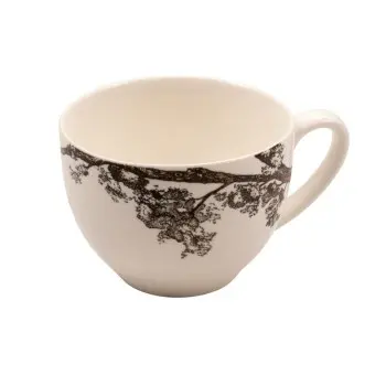 Kerasia Collection Ivory Coffee Cup - Alumina Porcelain - set of 12 - 10cl - 6.5 x 9 h 5 cm