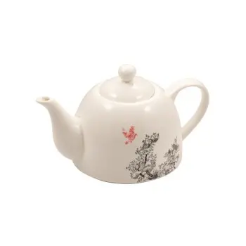 Kerasia Collection Ivory Tea Pot - Alumina Porcelain - set of 3 - 80 cl