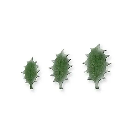 Holly Leaf Plunger Cutters set of 3 - 20mm 29mm 35mm