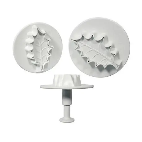 Holly Leaf Plunger Cutters set of 3 - 20mm 29mm 35mm