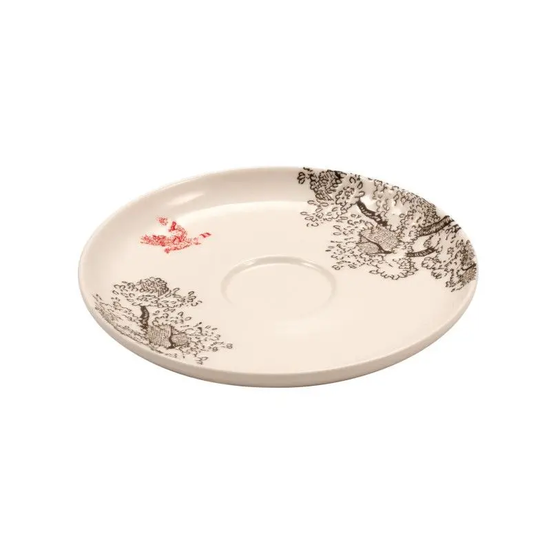 Kerasia Collection Ivory Coffee Saucer - Alumina Porcelain - set of 12 - Dia: 12 cm Kerasia Collection Ivory Coffee Saucer - Alumina Porcelain - set of 12 - Dia: 12 cm