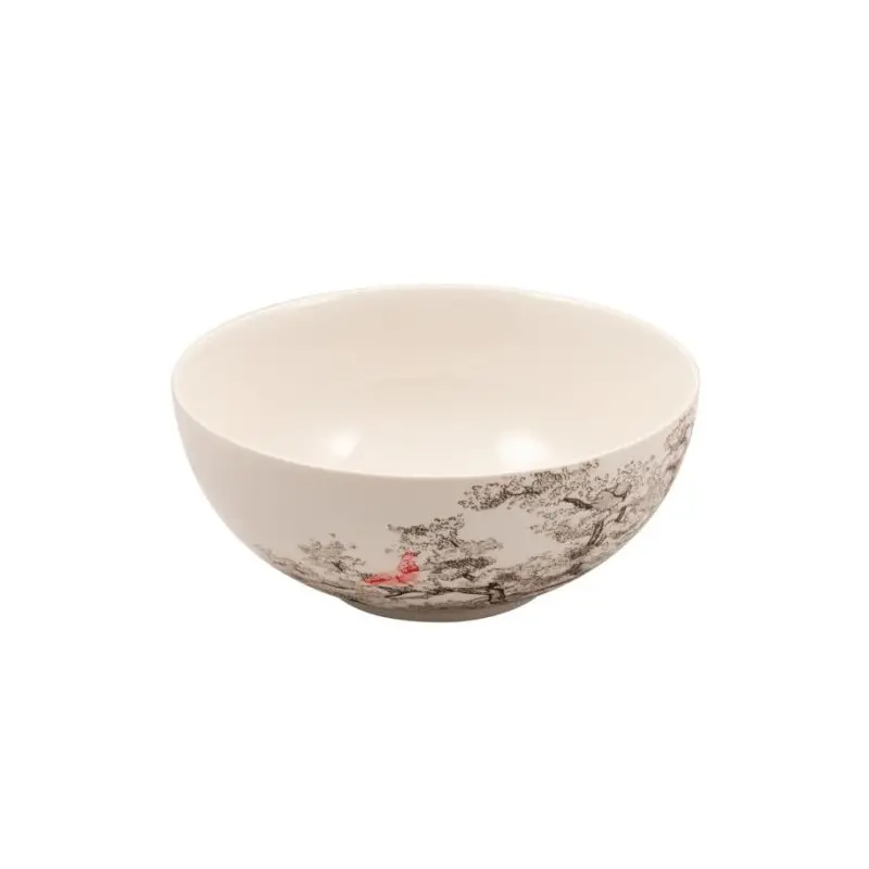 Kerasia Collection High Bowl - Alumina Porcelain - set of 4 - Dia: 18.5 h 7.5 cm Kerasia Collection High Bowl - Alumina Porcelain - set of 4 - Dia: 18.5 h 7.5 cm
