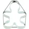 Stainless Steel Gingerbread Man Cookie Cutter - 140mm x 90mm