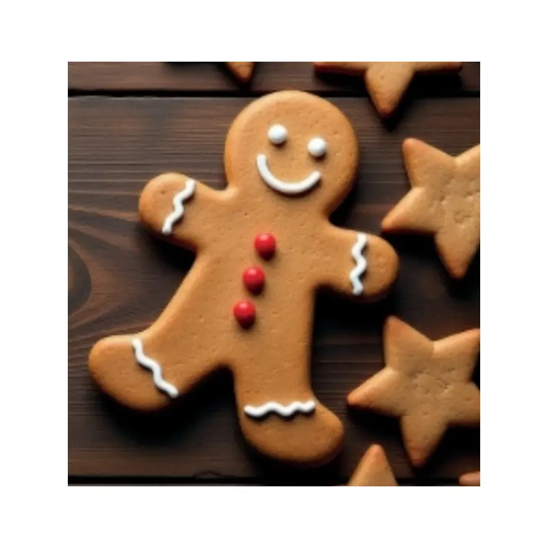 Stainless Steel Gingerbread Man Cookie Cutter - 140mm x 90mm