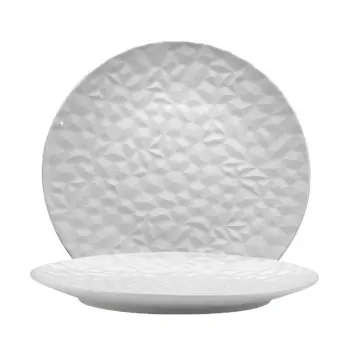 Kerasia Collection Ivory Bread Plate - Alumina Porcelain - set of 6 - Dia: 19 h 2 cm
