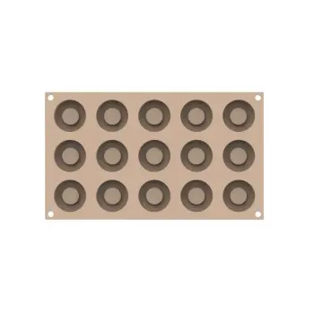 Silikomart Professional Kit Bonbon Ice Pastry and Ice Cream Mold - ø 44 mm x h 5 mm - 33 ml - 15 cavity