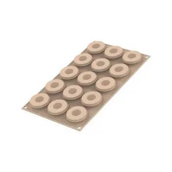 Silikomart Professional Kit Bonbon Ice Pastry and Ice Cream Mold - ø 44 mm x h 5 mm - 33 ml - 15 cavity