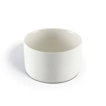 Aphros Collection Shiny And Matte White Appetizer Bowl - New Bone China - set of 6 - Dia: 6.5 h 5 cm