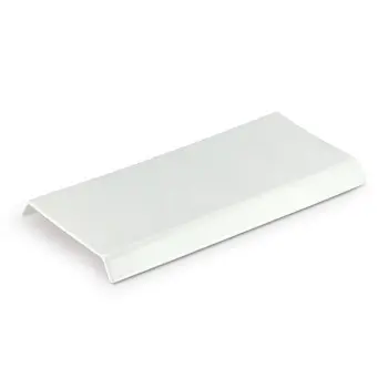 Aphros Collection Shiny And Matte White Rectangular Gourmet Tray - New Bone China - set of 4 - 30.5 x 15 h 2.5 cm