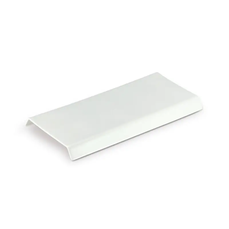 Aphros Collection Shiny And Matte White Rectangular Gourmet Tray - New Bone China - set of 4 - 30.5 x 15 h 2.5 cm