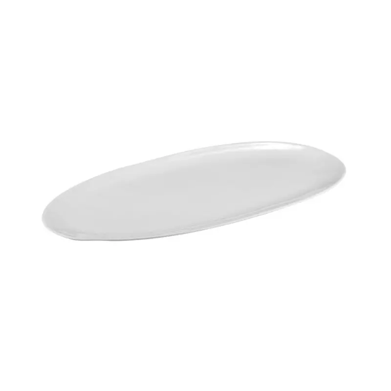 Aphros Collection Shiny And Matte White Oval Tray - New Bone China - set of 6 - 34.5 x 18 h 1 cm Aphros Collection Shiny And Matte White Oval Tray - New Bone China - set of 6 - 34.5 x 18 h 1 cm