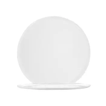 Aphros Collection Shiny And Matte White Charger Plate - New Bone China - set of 6 - Dia: 29 cm