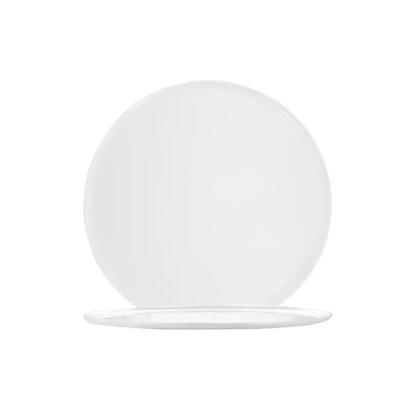 Aphros Collection Shiny And Matte White Dinner Plate - New Bone China - set of 6 - Dia: 25.5 cm Aphros Collection Shiny And Matte White Dinner Plate - New Bone China - set of 6 - Dia: 25.5 cm