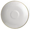 Villeroy & Boch Anmut Gold Collection Fine Bone Porcelain Saucer - 150 mm - 6 pcs set.