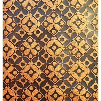 Sparkling Ceram Copper Mettalic Chocolate Transfer Sheets - 340 mm x 265 mm - 10 sheets