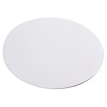 Premium White Heavy Cardboard Round Cake Boards 2200 gr - 20 x 20 cm - Pack of 25