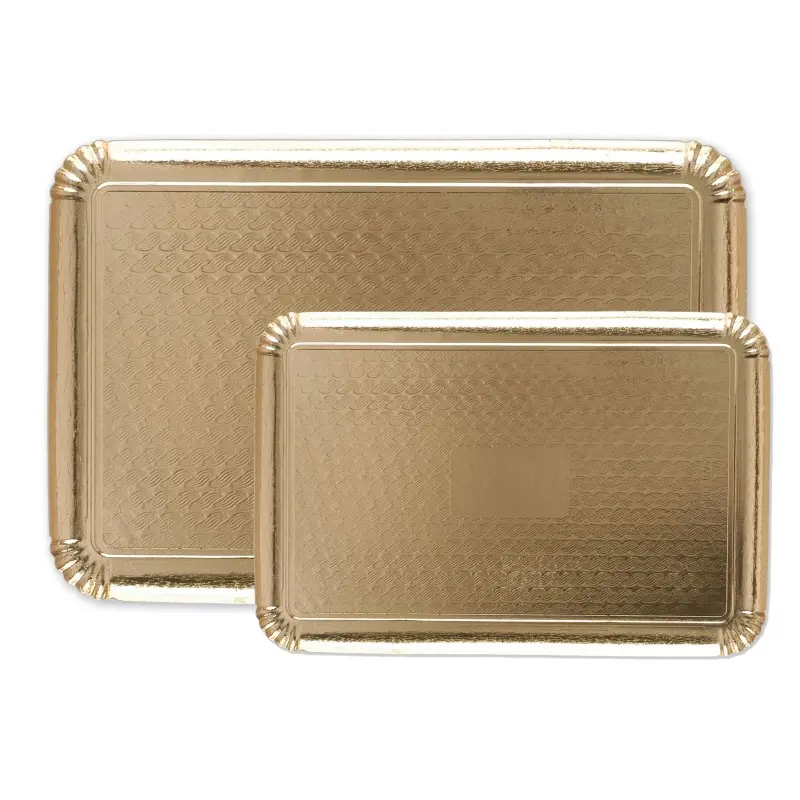 Gold Caterer Cardboard Trays - 210 x 140 mm - Pack of 50