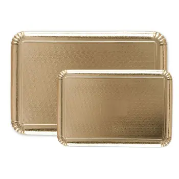 Gold Caterer Cardboard Trays - 230 x 160 mm - Pack of 50