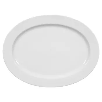 Seltmann Meran Oval Platter – 13.8 Inch - White - set of 2
