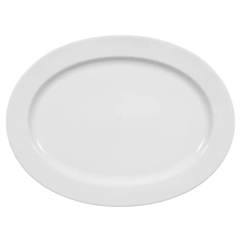 Seltmann Meran Oval Platter – 13.8 Inch - White - set of 2