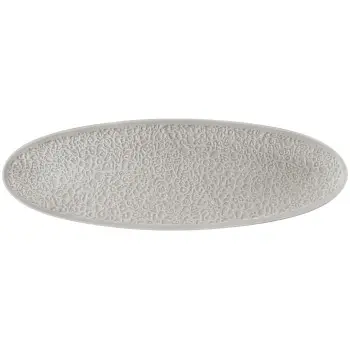 Seltmann Nori Coupe Platter – 17.4 x 5.67 Inch - Grey - set of 2