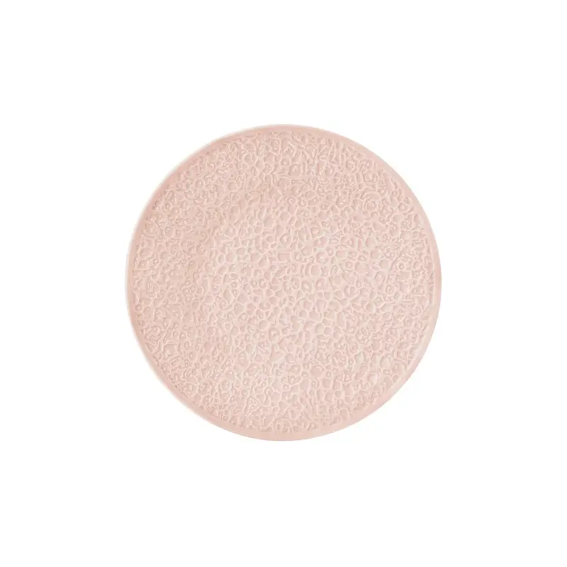 Seltmann Nori Plate – 12 Inch - Relief Pink - set of 6 Seltmann Nori Plate – 12 Inch - Relief Pink - set of 6