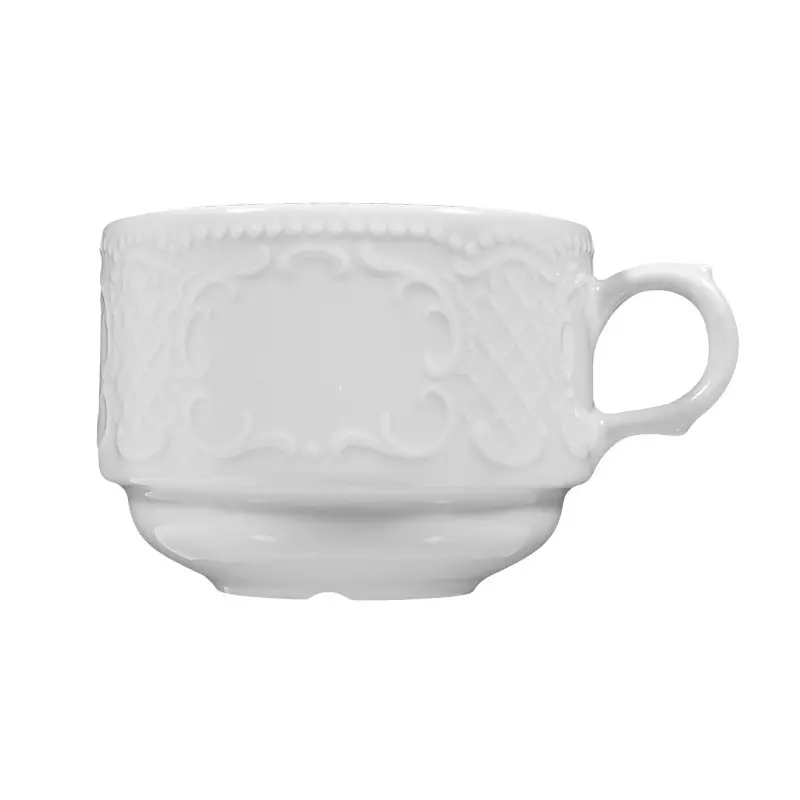Seltmann Salzburg Stackable Cup – 3.25 Inch - 8.4oz - set of 6