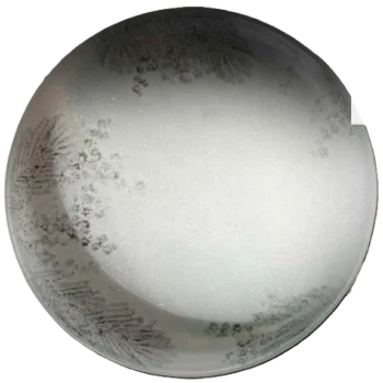 Frosted Glass 13.7cm Plate - Lac Gele Collection - Set of 12