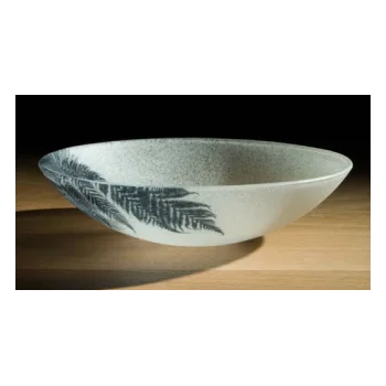 Frosted Glass 10.4cm Satellite Bowl - Montagne En Hiver Collection - Set of 12