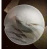 Frosted Glass 9.5cm Satellite Bowl - Ondes Collection - Set of 12